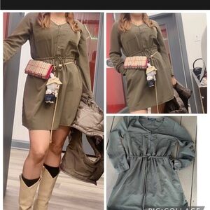 One Clothing Sage Green Dress medium